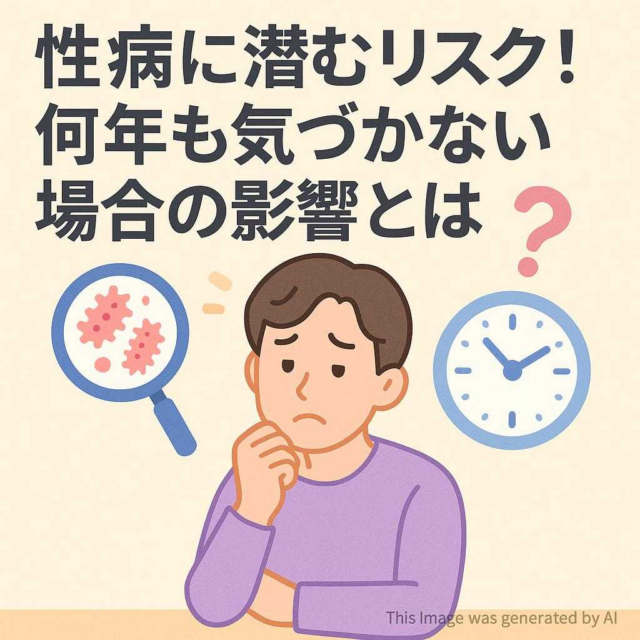 性病に潜むリスク！何年も気づかない場合の影響とは