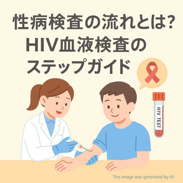 性病検査の流れとは？HIV血液検査のステップガイド