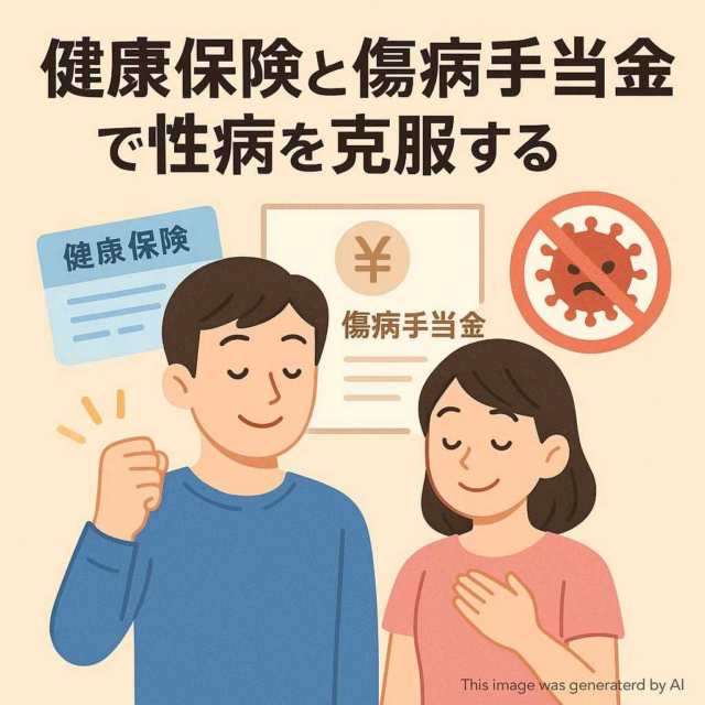 健康保険と傷病手当金で性病を克服する