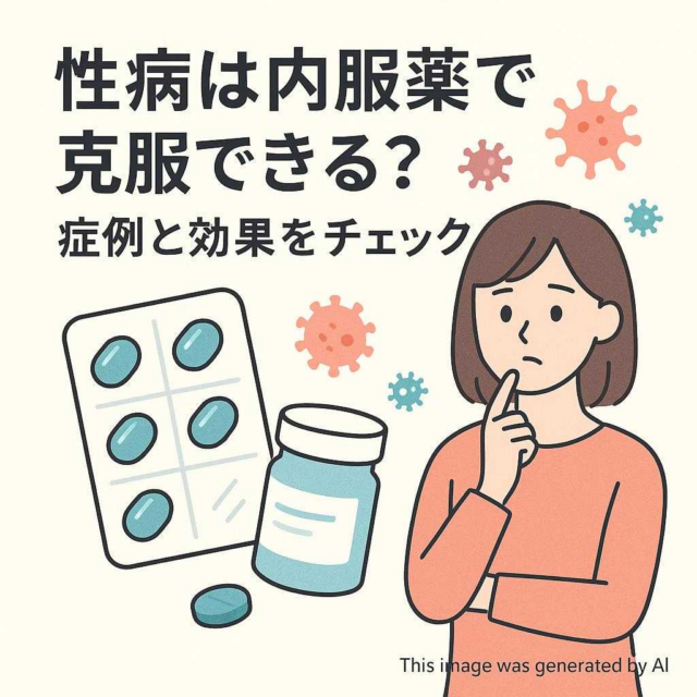 性病は内服薬で克服できる？症例と効果をチェック