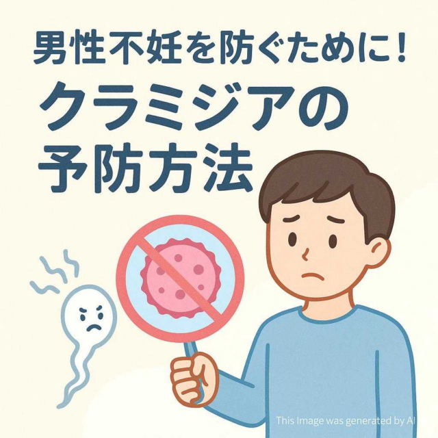 男性不妊を防ぐために！クラミジアの予防方法
