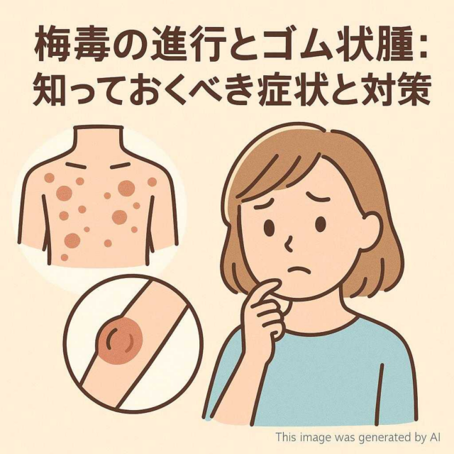 梅毒の進行とゴム状腫: 知っておくべき症状と対策
