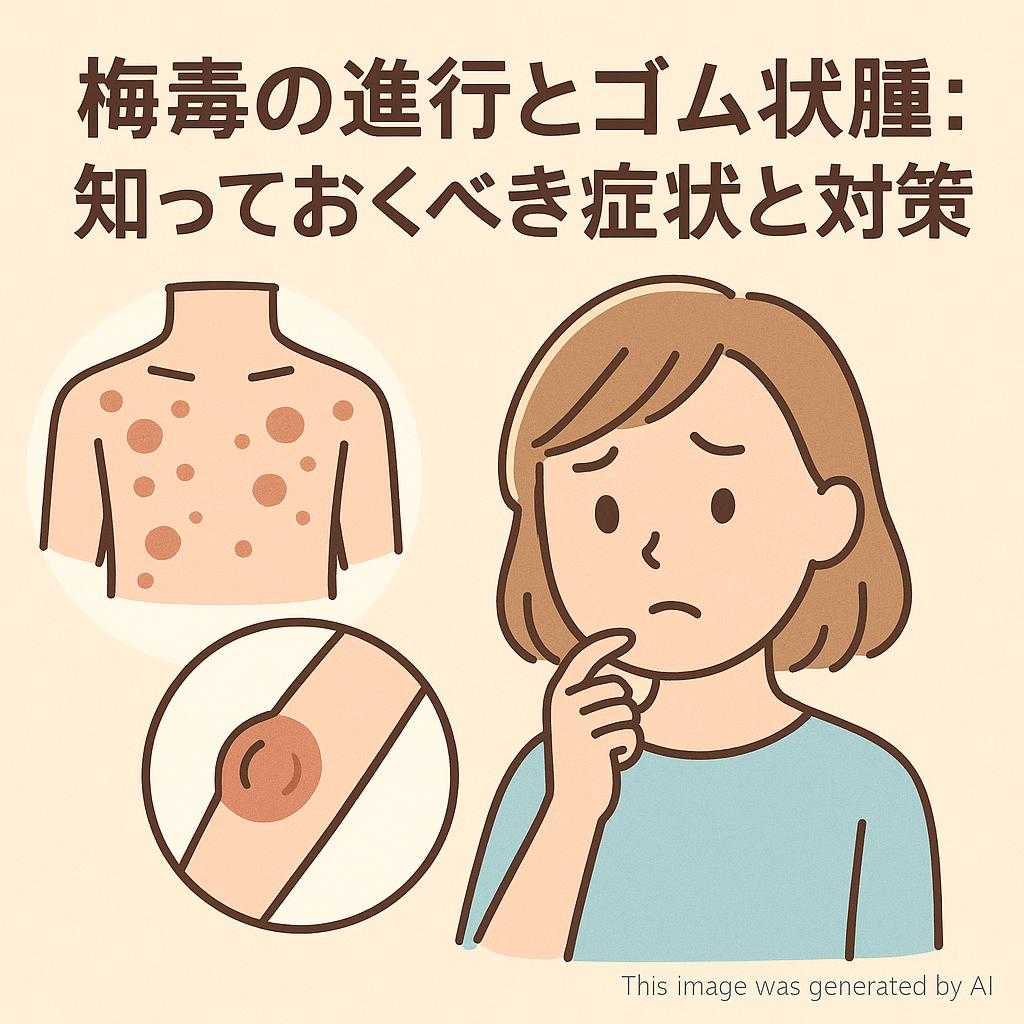 梅毒の進行とゴム状腫: 知っておくべき症状と対策