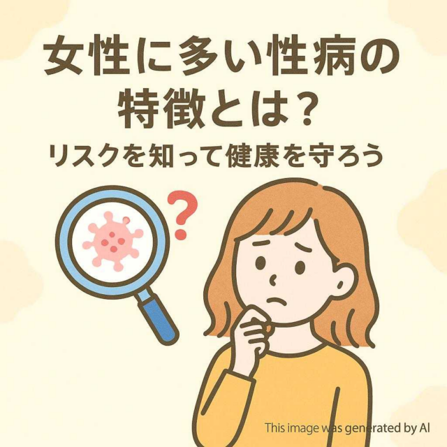 女性に多い性病の特徴とは？リスクを知って健康を守ろう