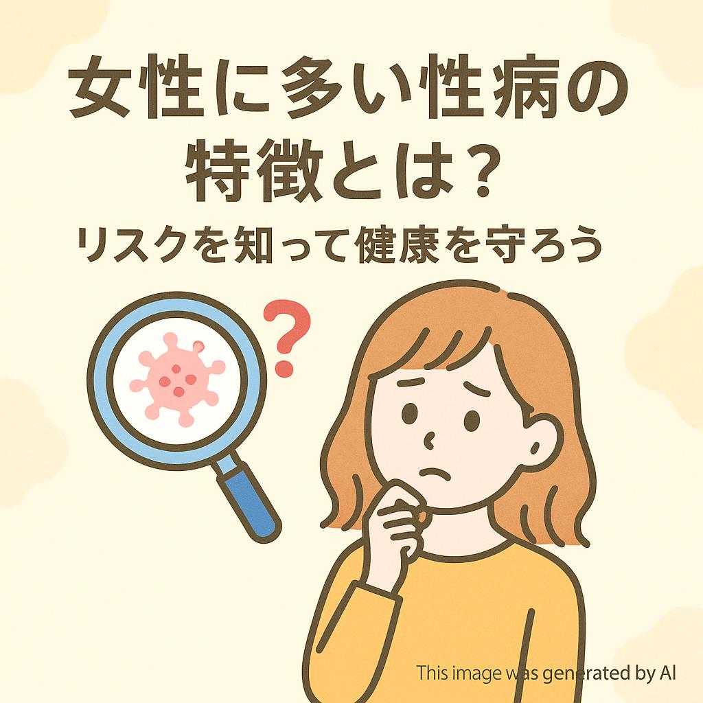 女性に多い性病の特徴とは？リスクを知って健康を守ろう