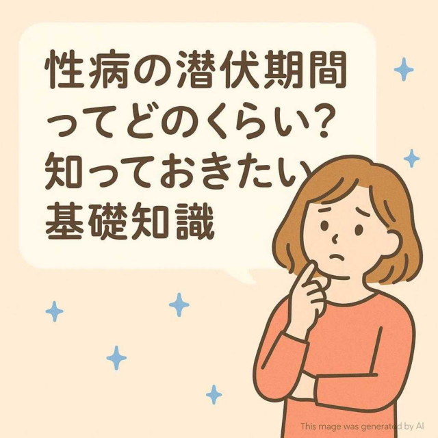 性病の潜伏期間ってどのくらい？知っておきたい基礎知識