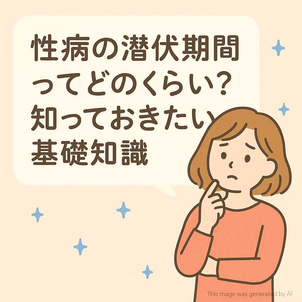 性病の潜伏期間ってどのくらい？知っておきたい基礎知識