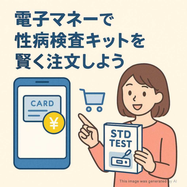 電子マネーで性病検査キットを賢く注文しよう