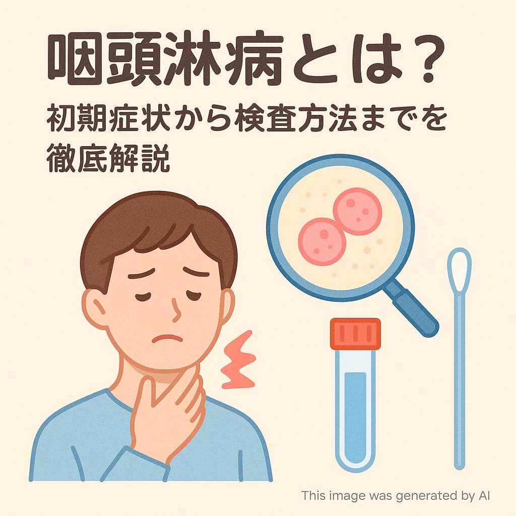咽頭淋病とは？初期症状から検査方法までを徹底解説