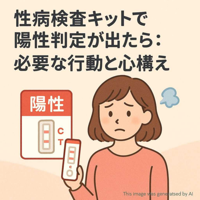 性病検査キットで陽性判定が出たら: 必要な行動と心構え