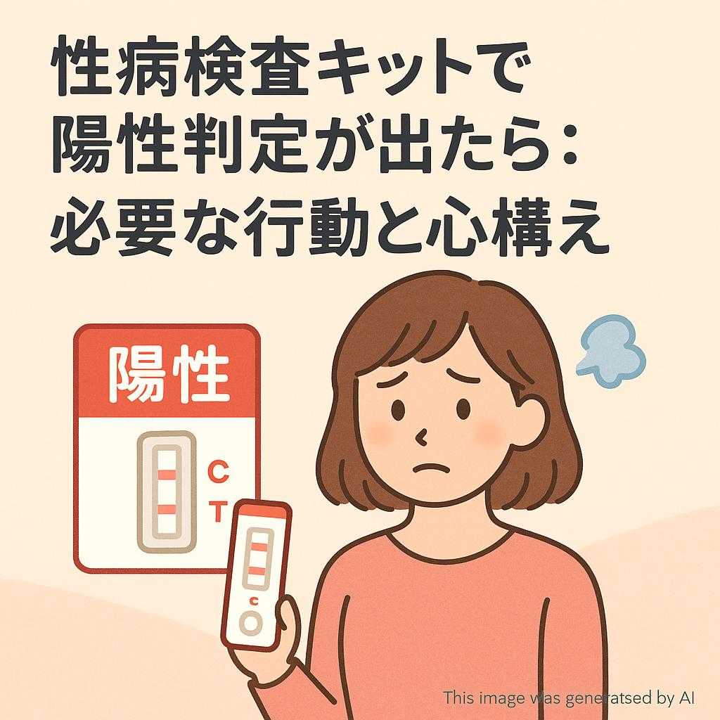 性病検査キットで陽性判定が出たら: 必要な行動と心構え