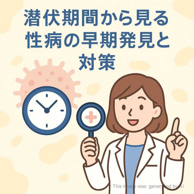 潜伏期間から見る性病の早期発見と対策