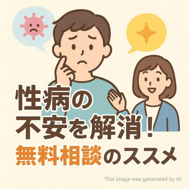 性病の不安を解消！無料相談のススメ