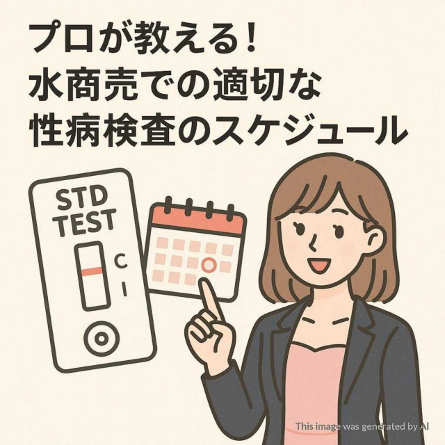 プロが教える！水商売での適切な性病検査のスケジュール