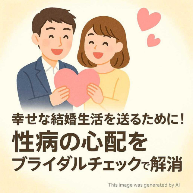 幸せな結婚生活を送るために！性病の心配をブライダルチェックで解消