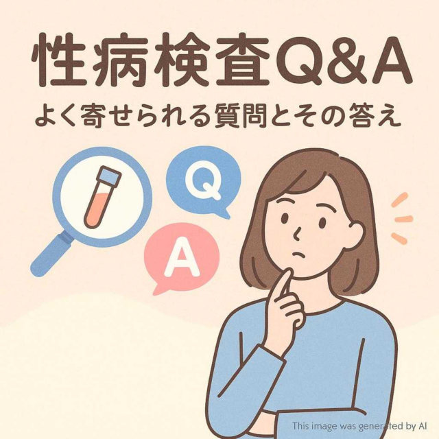 性病検査Q&A よく寄せられる質問とその答え