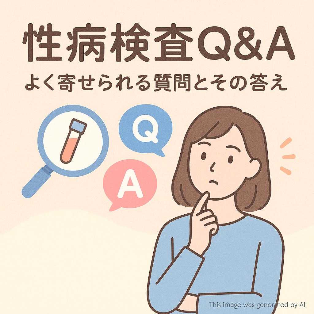 性病検査Q&A よく寄せられる質問とその答え
