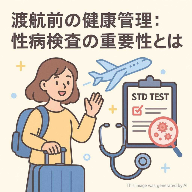 渡航前の健康管理：性病検査の重要性とは