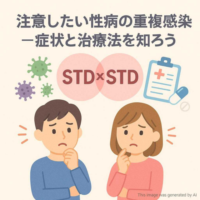 注意したい性病の重複感染―症状と治療法を知ろう