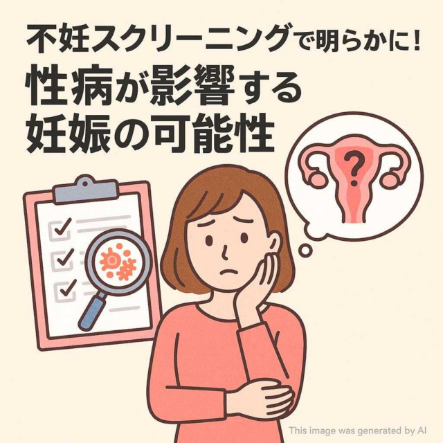 不妊スクリーニングで明らかに！性病が影響する妊娠の可能性