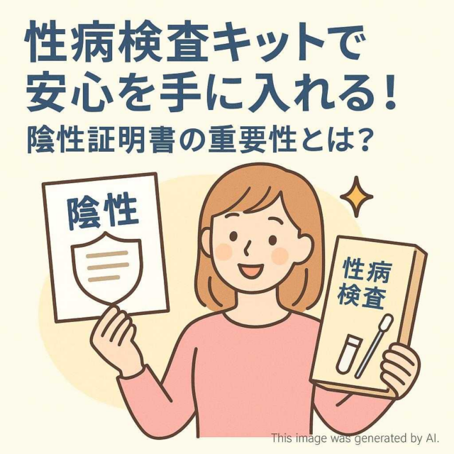 性病検査キットで安心を手に入れる！陰性証明書の重要性とは？
