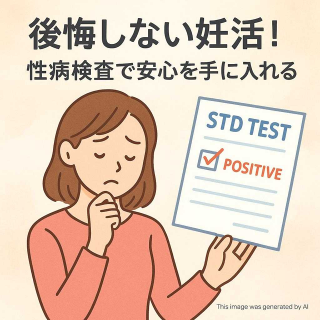 後悔しない妊活！性病検査で安心を手に入れる