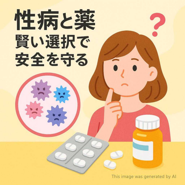 性病と薬 賢い選択で安全を守る