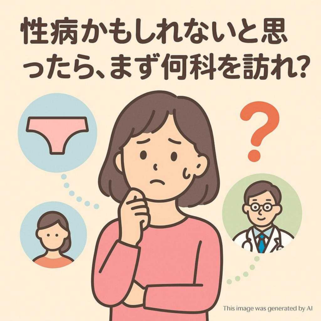 性病かもしれないと思ったら、まず何科を訪れる？