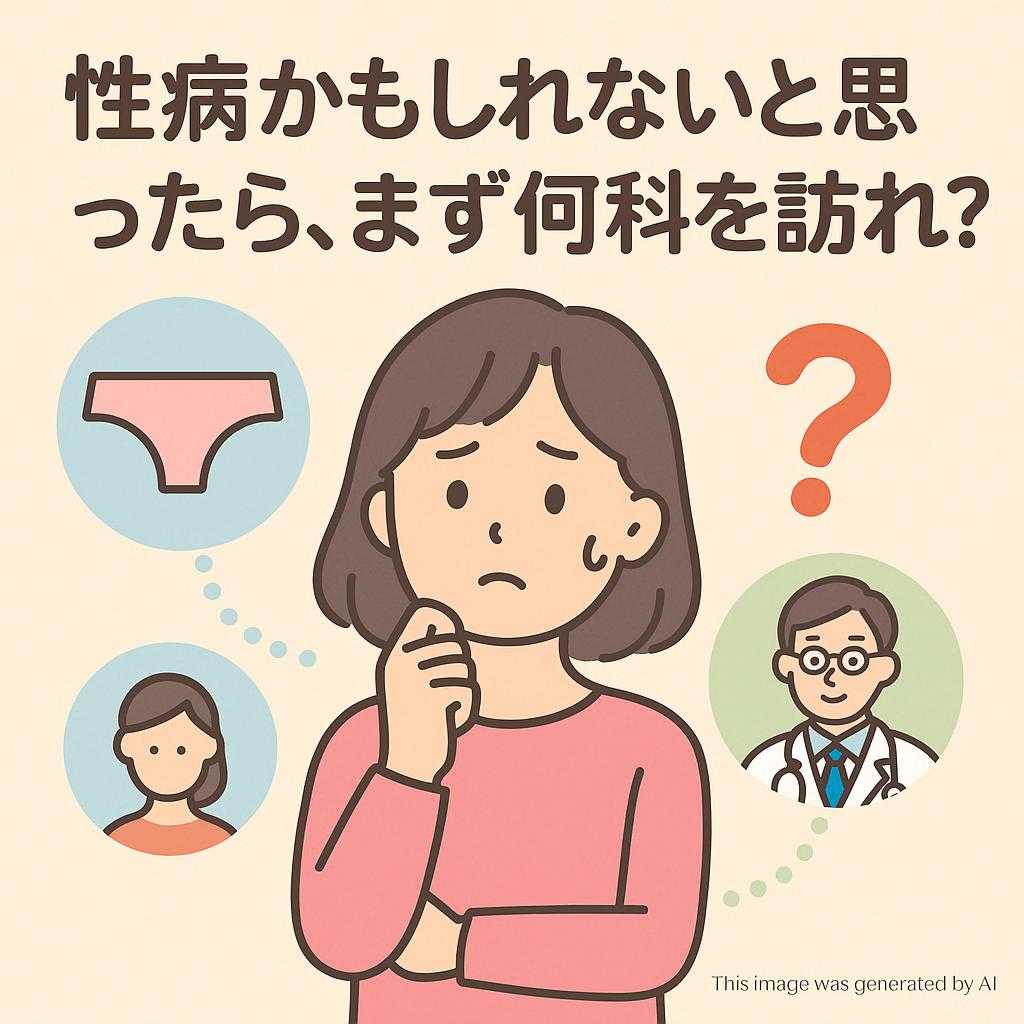 性病かもしれないと思ったら、まず何科を訪れる？