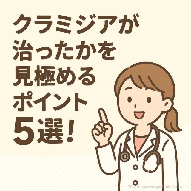 クラミジアが治ったかを見極めるポイント5選！