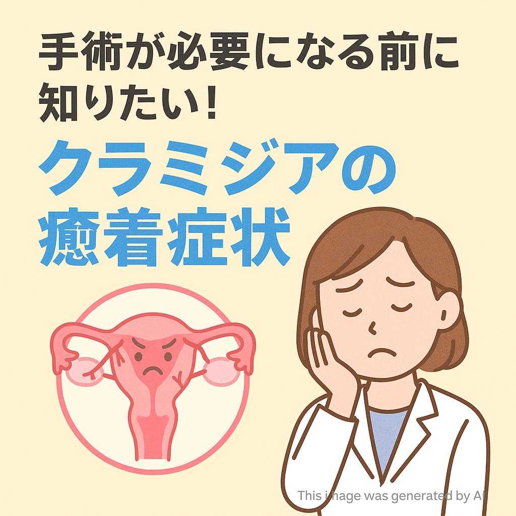 手術が必要になる前に知りたい！クラミジアの癒着症状