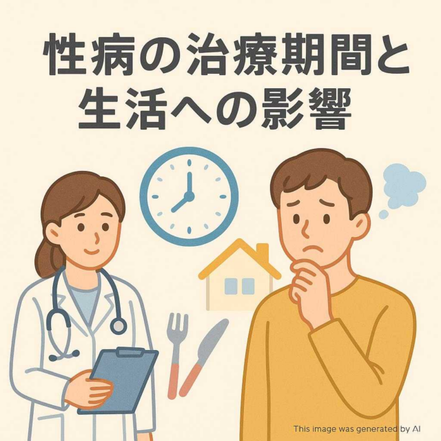 性病の治療期間と生活への影響