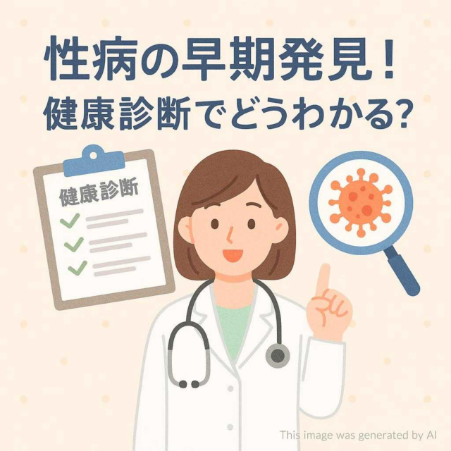 性病の早期発見！健康診断でどうわかる？