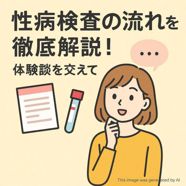 性病検査の流れを徹底解説！体験談を交えて
