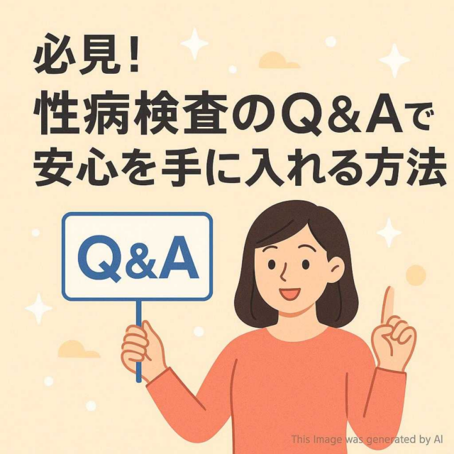 必見！性病検査のQ&Aで安心を手に入れる方法