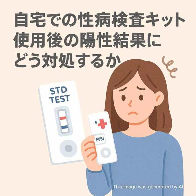 自宅での性病検査キット使用後の陽性結果にどう対処するか