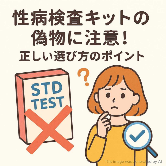 性病検査キットの偽物に注意！正しい選び方のポイント
