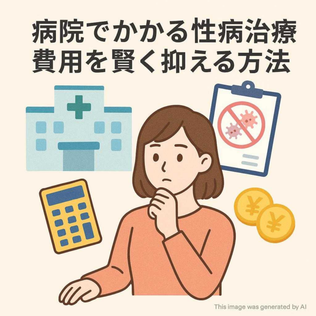病院でかかる性病治療費用を賢く抑える方法