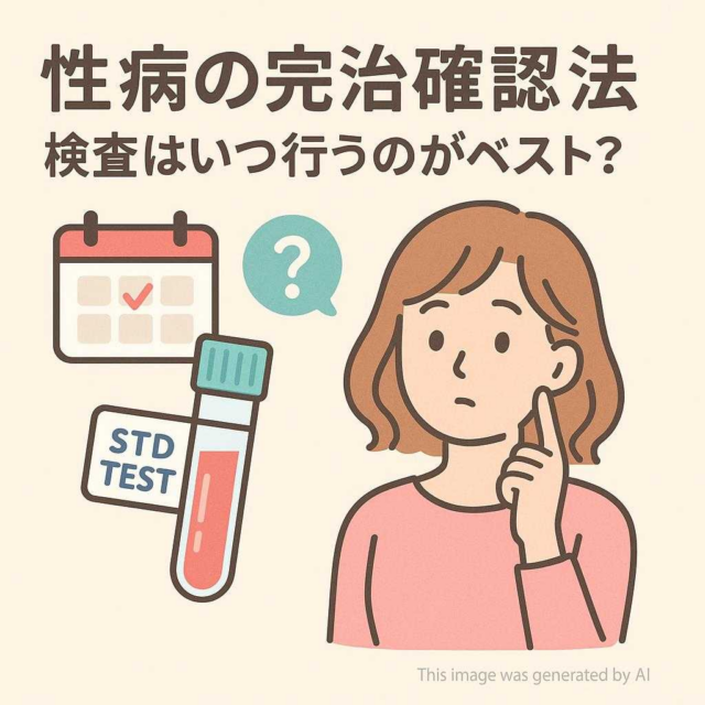 性病の完治確認法 検査はいつ行うのがベスト？