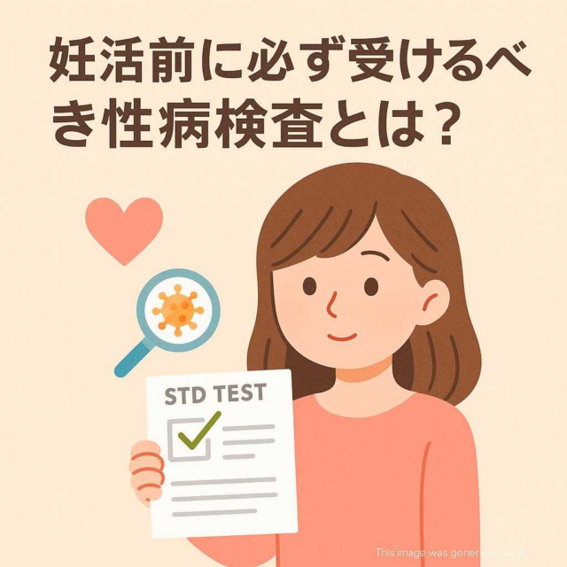 妊活前に必ず受けるべき性病検査とは？