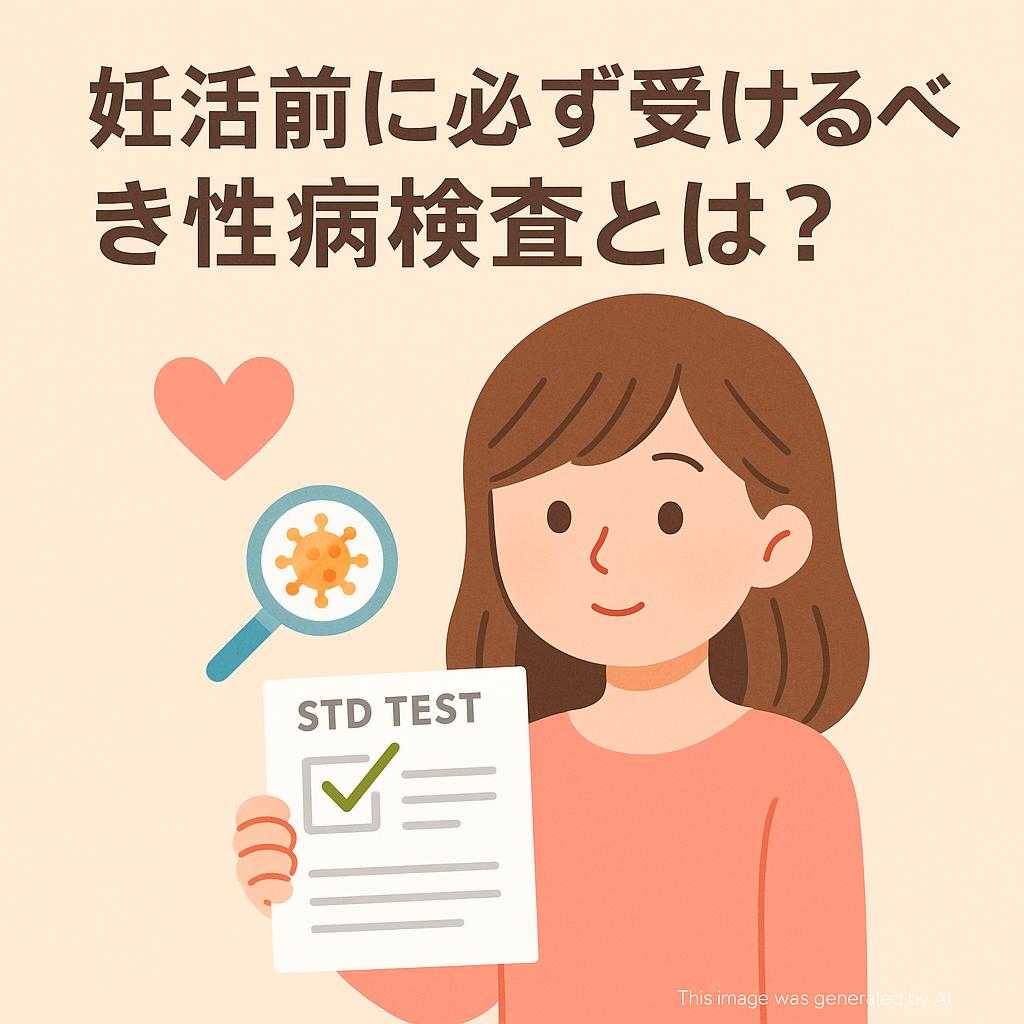 妊活前に必ず受けるべき性病検査とは？