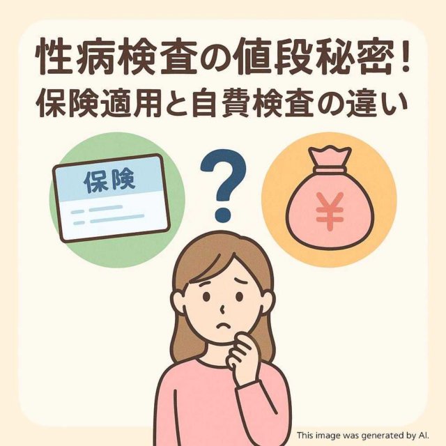 性病検査の値段の秘密！保険適用と自費検査の違い