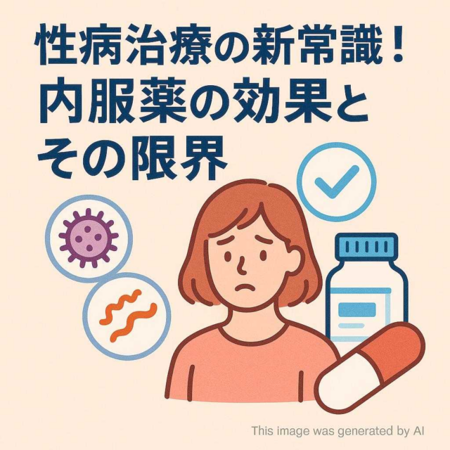 性病治療の新常識！内服薬の効果とその限界