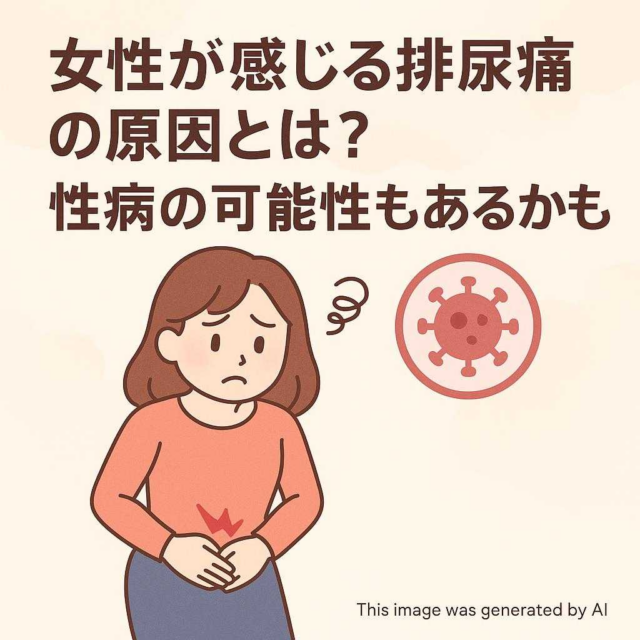 女性が感じる排尿痛の原因とは？性病の可能性もあるかも！