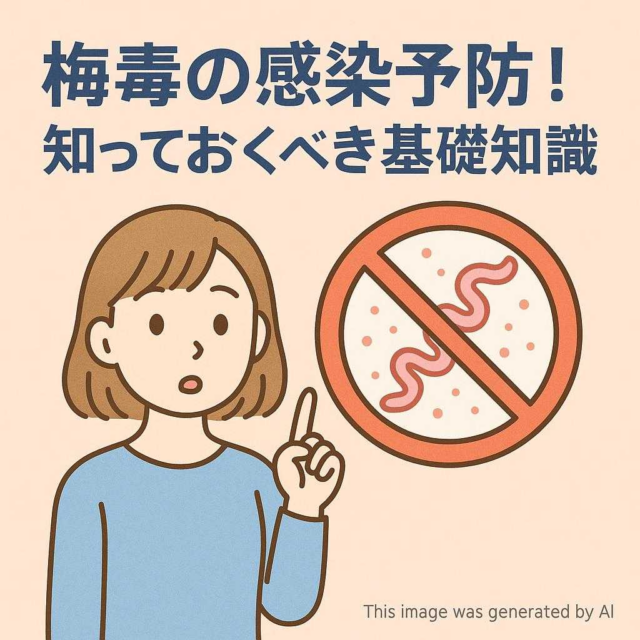 梅毒の感染予防！知っておくべき基礎知識