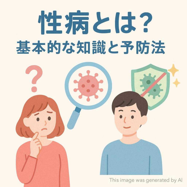 性病とは？基本的な知識と予防法