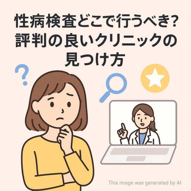 性病検査どこで行うべき？評判の良いクリニックの見つけ方