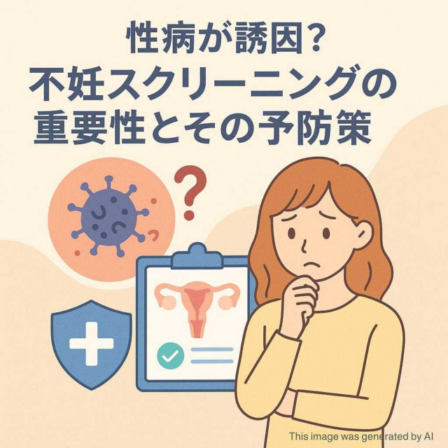 性病が誘因？不妊スクリーニングの重要性とその予防策