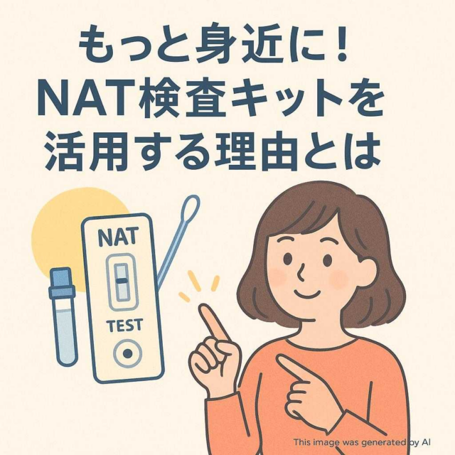 もっと身近に！NAT検査キットを活用する理由とは