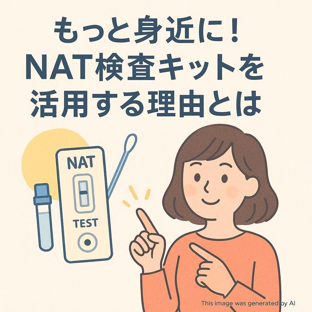 もっと身近に！NAT検査キットを活用する理由とは